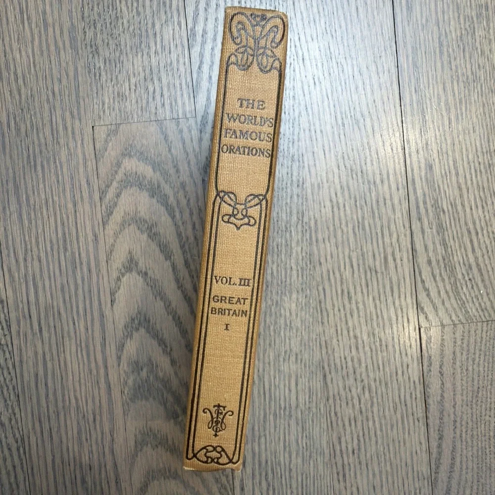 The World's Famous Orations Wm‎ Jennings Bryan Vol III Great Britain I FINE 1906